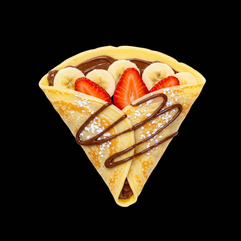 Banana, Strawberry and Nutella Crepe